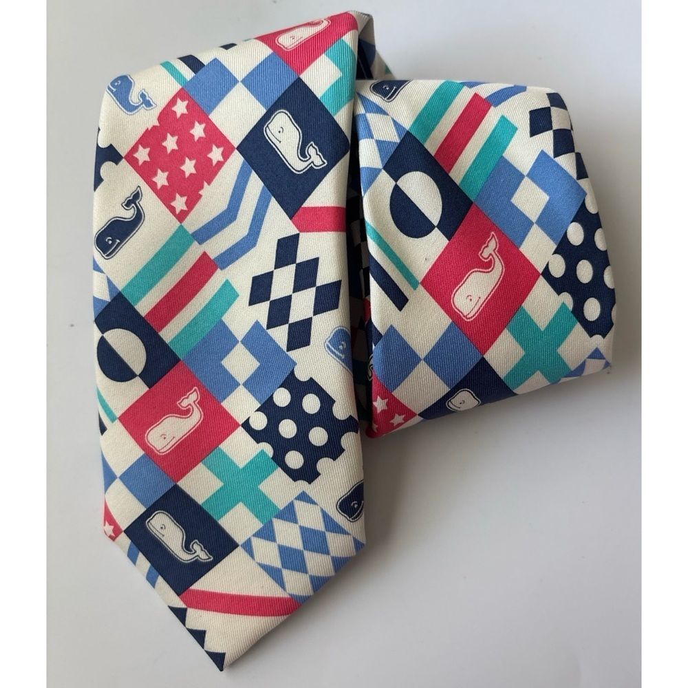 Rare  Vineyard Vines For The 144th Kentucky Derby Silk Tie  Nwot
